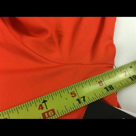 NIKE Womens Clemson Tigers Half Zip LS Top | Orange | Medium | AQ3546 | NWT - Picture 7 of 8